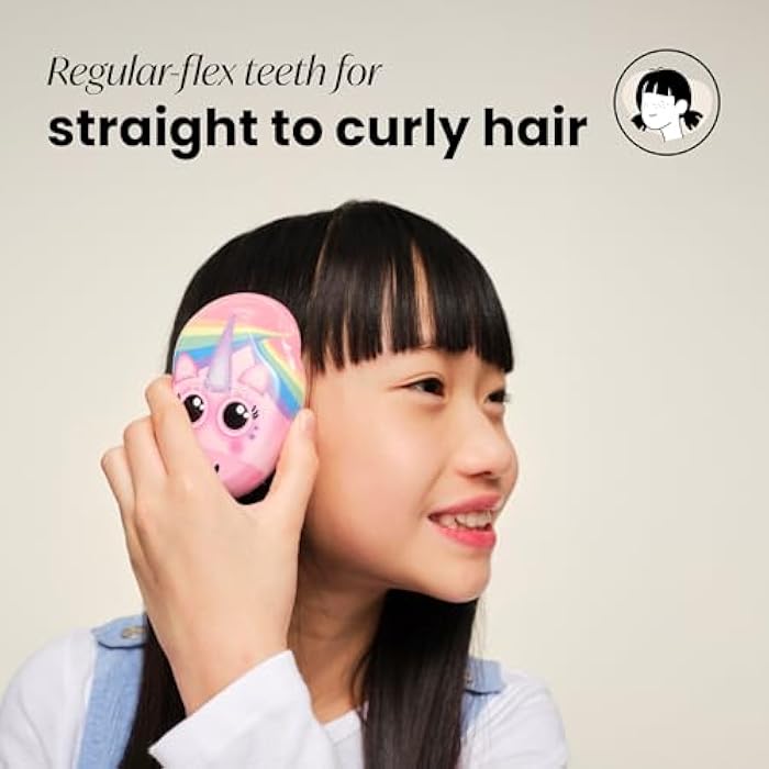 Tangle Teezer Girl's Unicorn Print Detangling Hair Brush (Multicolor) - Image 4